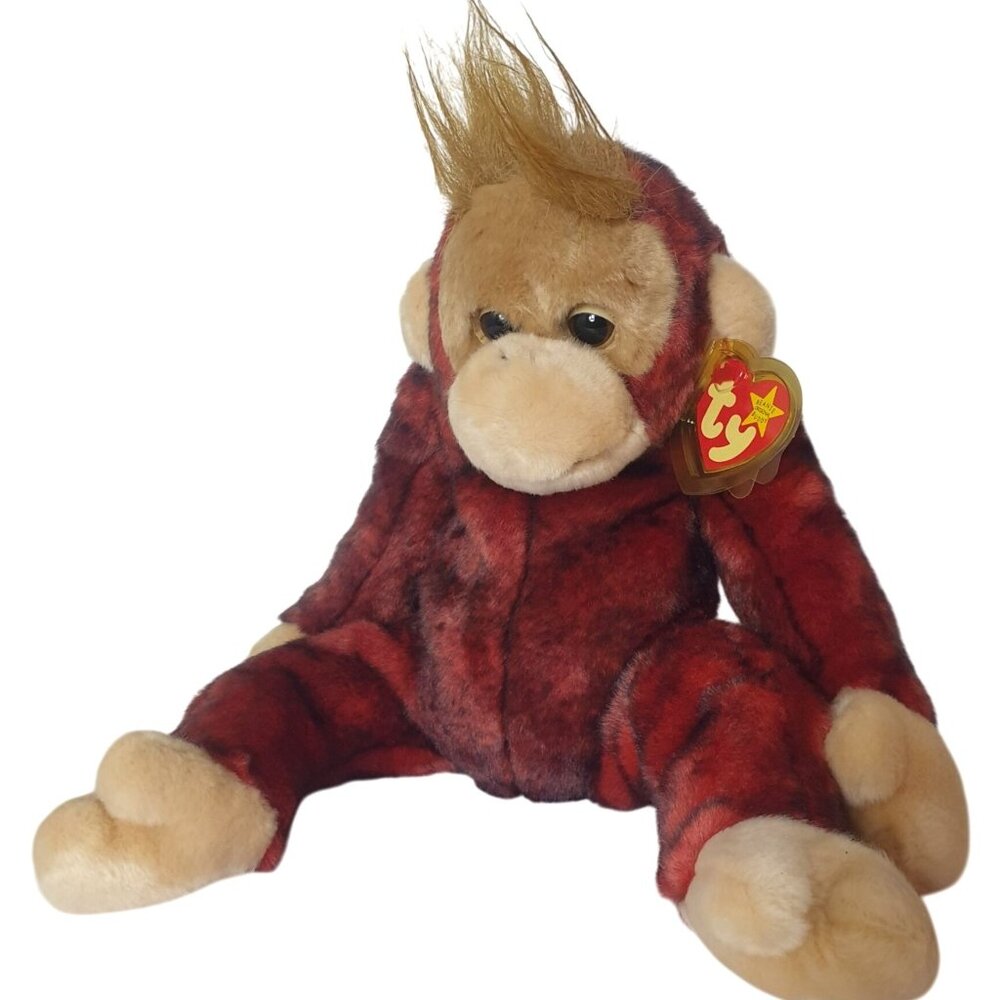 VTG Original Ty Beanie Buddy Schweetheart 15" Monkey 1995 Plush Toy Tags Rare